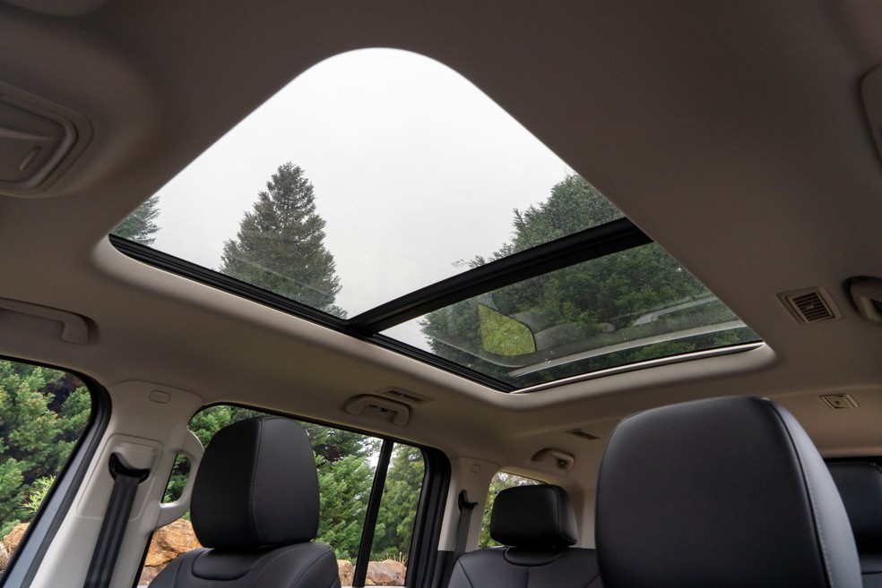 GWM Haval H9 2026 vem equipado com teto solar panorâmico  — Foto: Divulgação