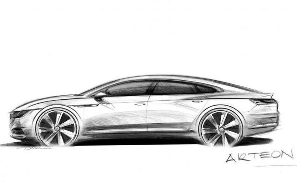 Novo Volkswagen Arteon (Foto: Divulgação) — Foto: Auto Esporte