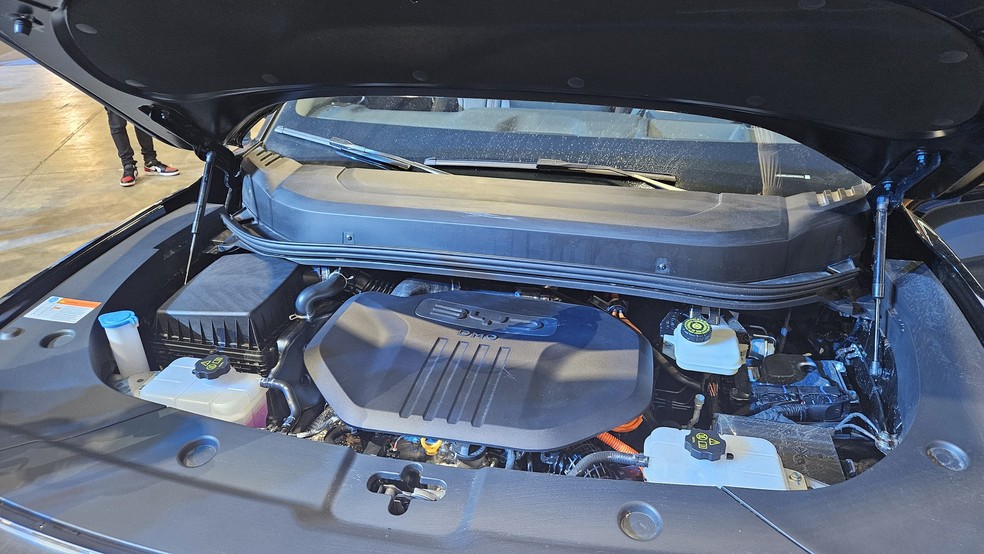 Conjunto híbrido plug0in da Shark une o 1.5 turbo a gasolina a outros dois motores elétricos  — Foto: Jady Peroni/Auto News Brasil