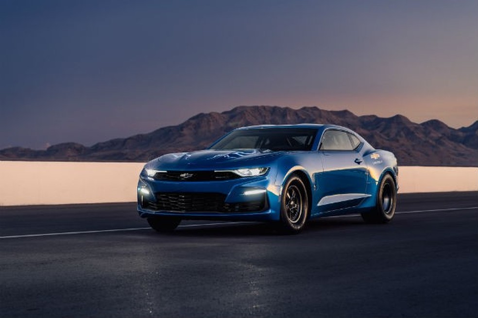 Chevrolet Camaro eCOPO elétrico tem 700 cv (Foto: Divulgação) — Foto: Auto Esporte