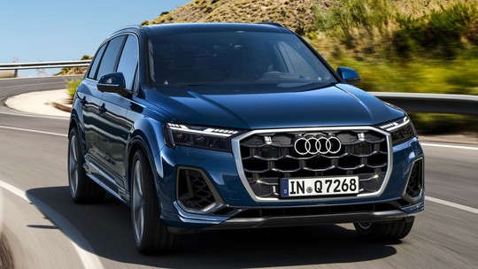 Novo Audi Q7 leva 7 pessoas ainda mais rápido por R$ 691.990