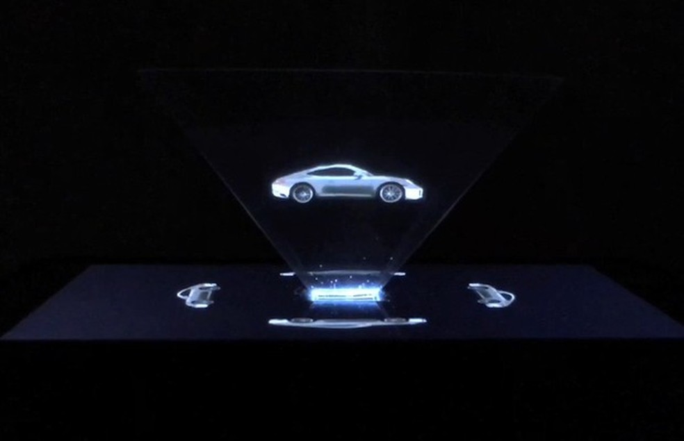 Holograma Porsche 911 (Foto: Divulgação) — Foto: Auto Esporte