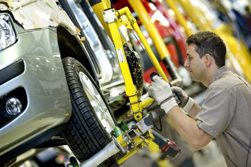 Fábrica Fiat Brasil, linha de montagem (Foto: Divulgação) — Foto: Auto Esporte