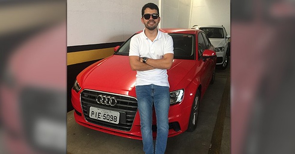Renan Leite, dono do Audi A3 (Foto: Arquivo Pessoal) — Foto: Auto Esporte