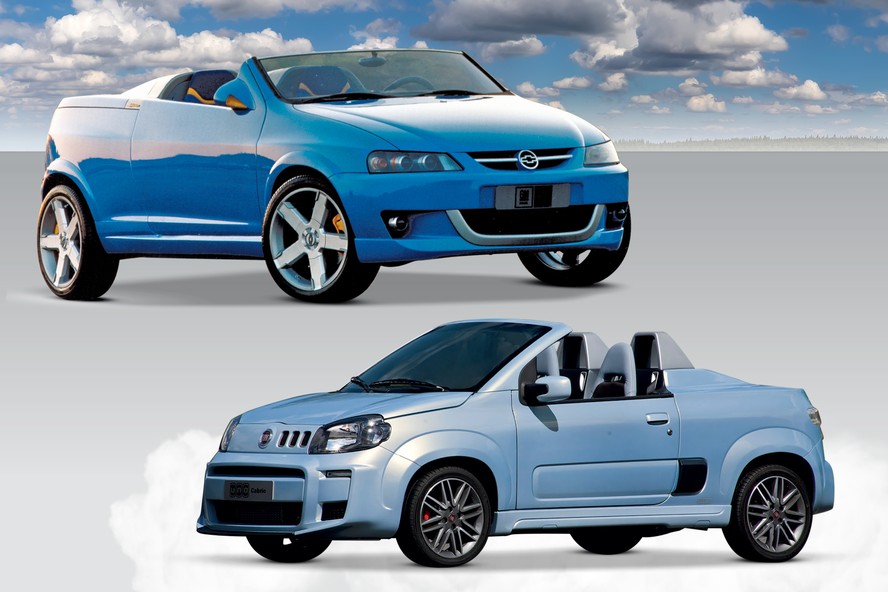 Celta Spider e Uno Cabrio fizeram história nos anos 2000 sem chegar às ruas
