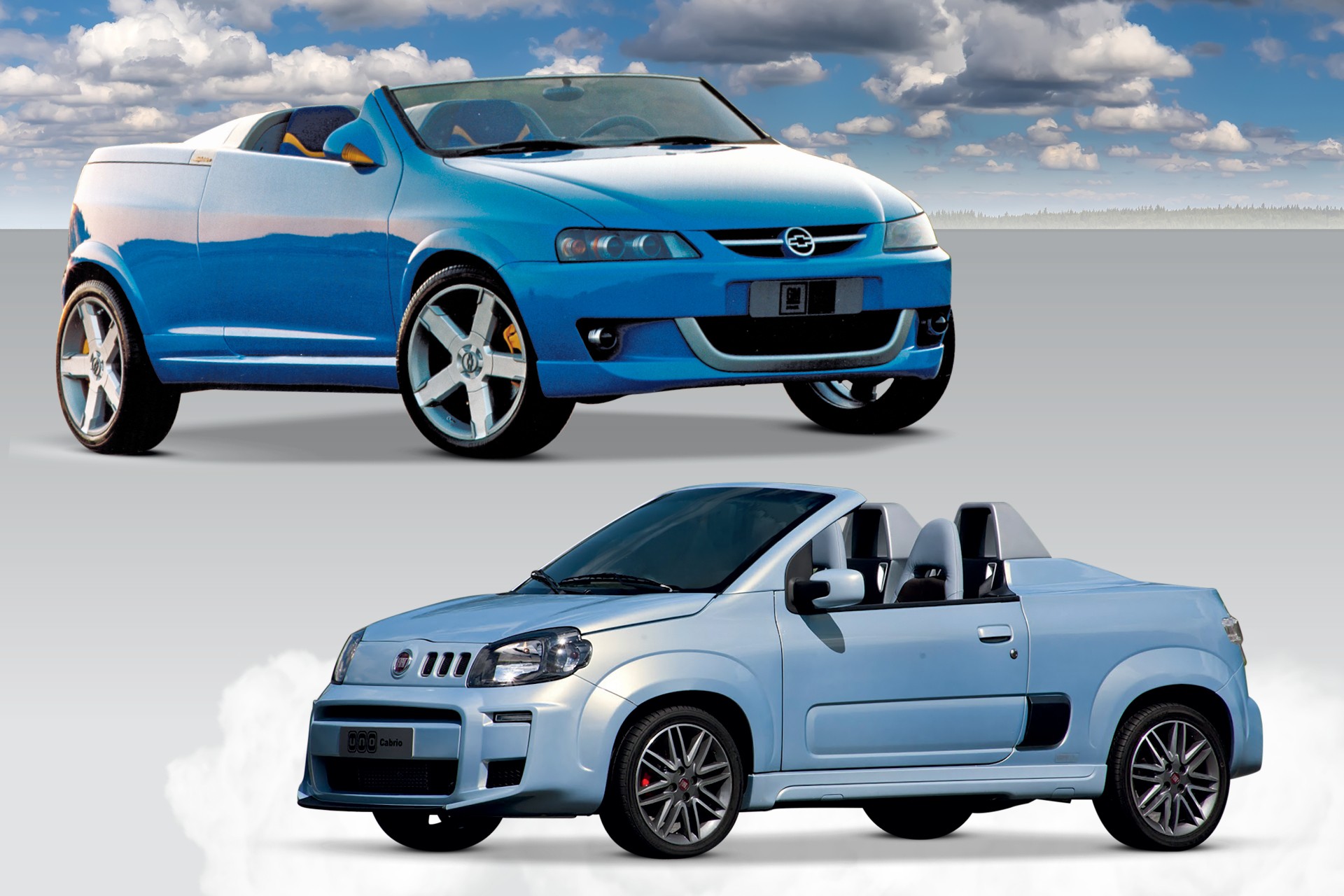 Celta Spider e Uno Cabrio fizeram história nos anos 2000 sem chegar às ruas