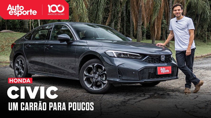 Honda Civic 2025 thumb Auto News Brasil com lettering