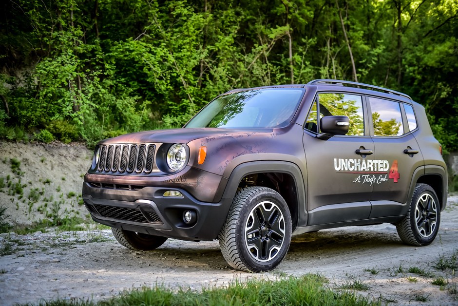 Jeep Renegade versão especial do game Uncharted 4