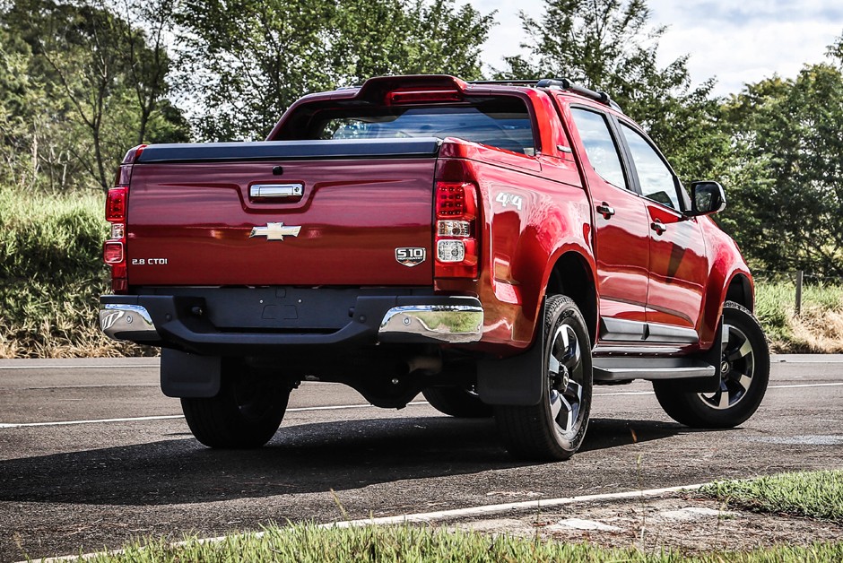 Traseira da Chevrolet S10 High Country
