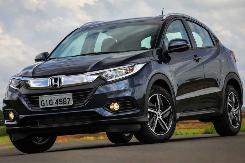 O Honda HR-V é um SUV muito popular com design sofisticado e moderno — Foto: Divulgação