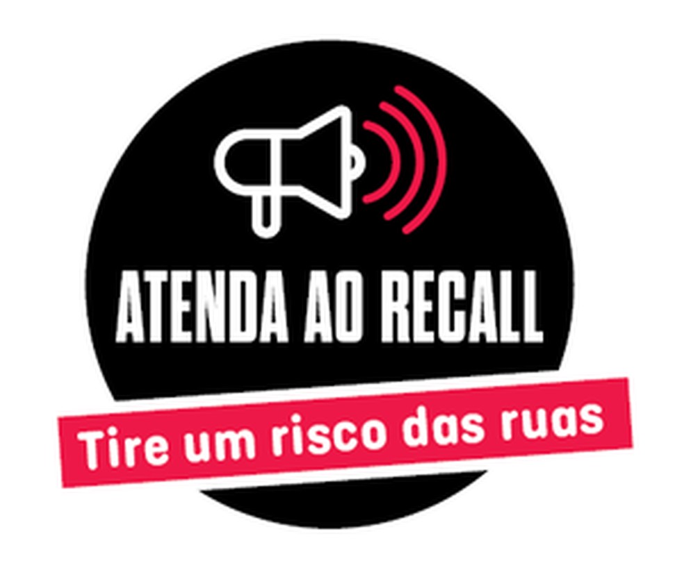 Selo - Atenda ao recall - Tire um risco das ruas (Foto: Auto News Brasil) — Foto: Auto Esporte