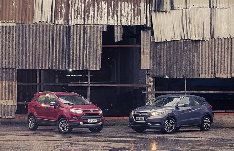 Comparativo Ford Ecosport e Honda HR-V (Foto: Bruno Guerreiro) — Foto: Auto Esporte