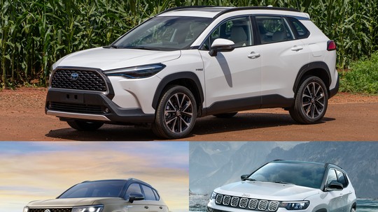 Comparativo: como o Toyota Corolla Cross se sai diante do Jeep Compass e do VW Taos?