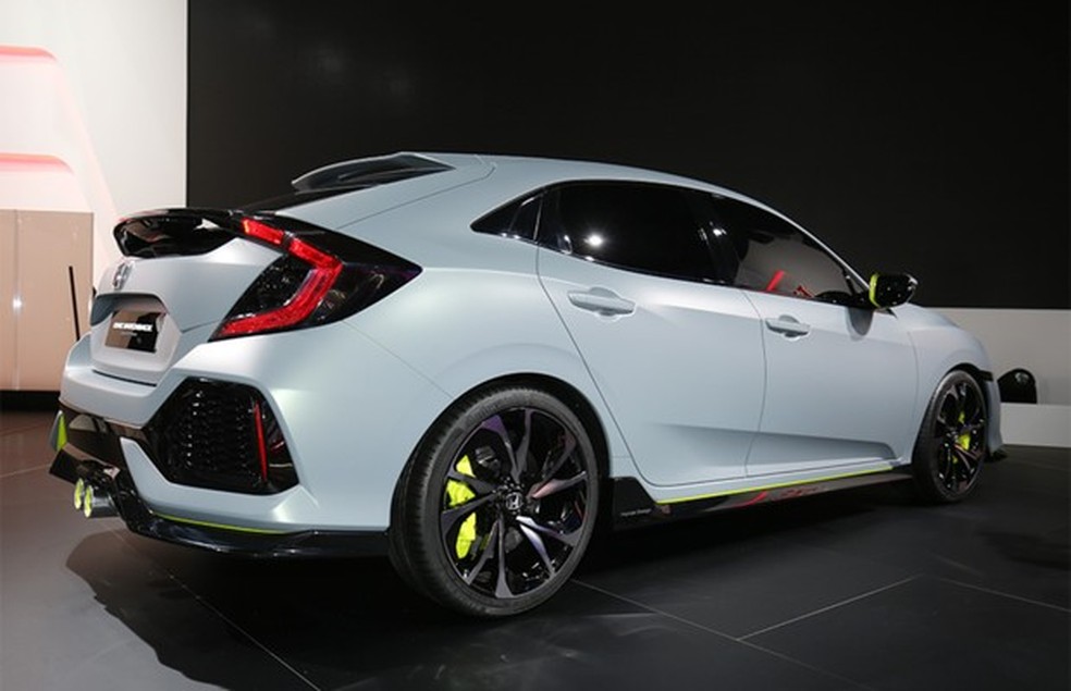 Novo Honda Civic hatch no Salão de Genebra 2016 (Foto: Newspress) — Foto: Auto Esporte
