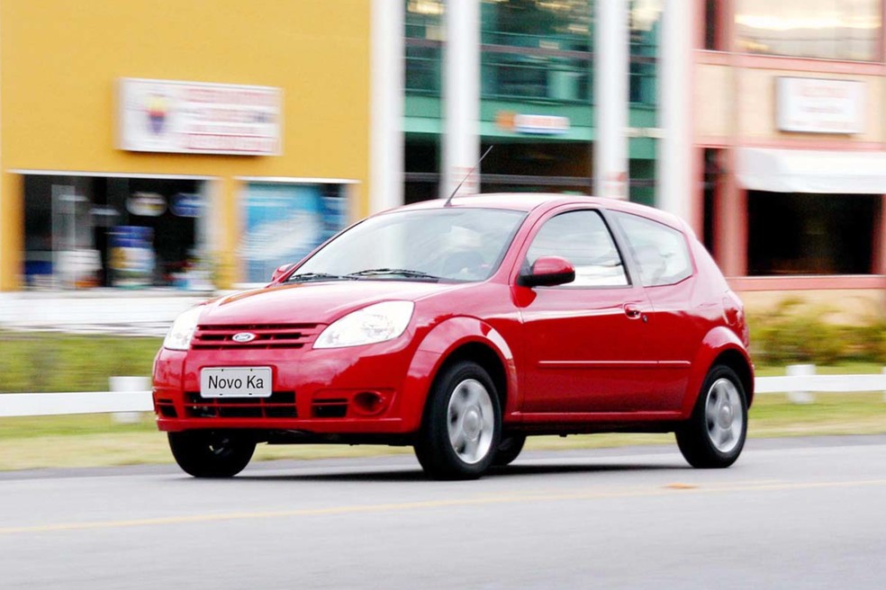 Ford Ka era equipado com motor 1.0 aspirado de 65 cv de potência  — Foto: Divulgação