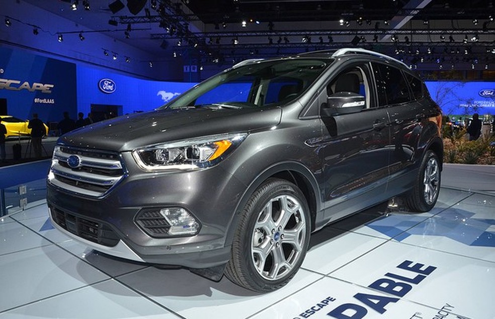 Ford Escape Titanium no Salão de Los Angeles 2015 (Foto: Newspress) — Foto: Auto Esporte