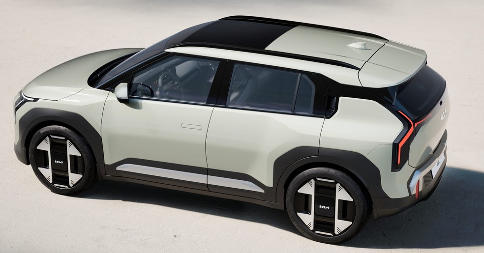 Kia EV3 acelera de 0 a 100 km/h em 7,5 segundos — Foto: Divulgação