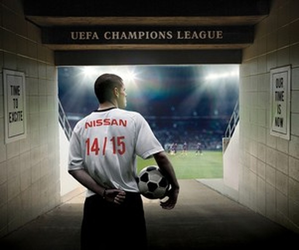 Parceria entre UEFA e Nissan (Foto: Divulgação) — Foto: Auto Esporte