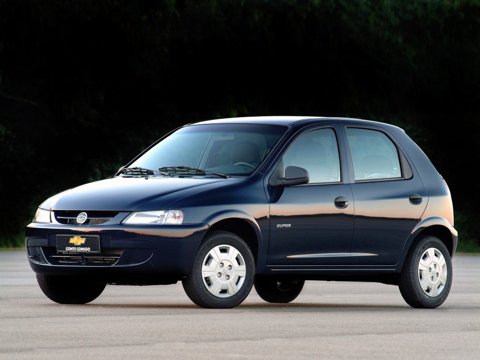 Chevrolet Celta entrega bons números de consumo e é famoso pela baixa manutenção  — Foto: Divulgação