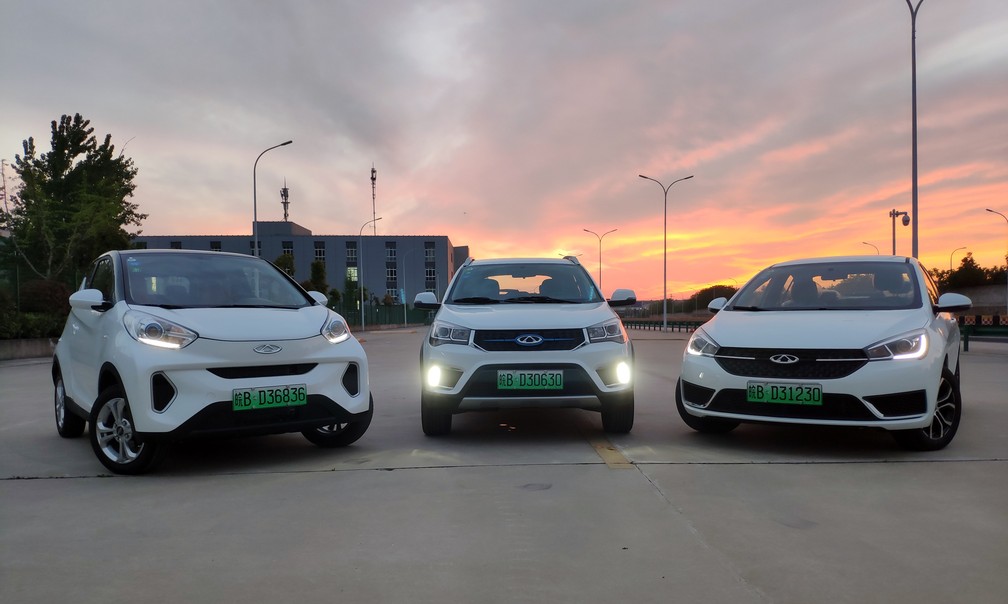 Carros elétricos da Chery que podem ser vendidos no Brasil — Foto: André Paixão/G1