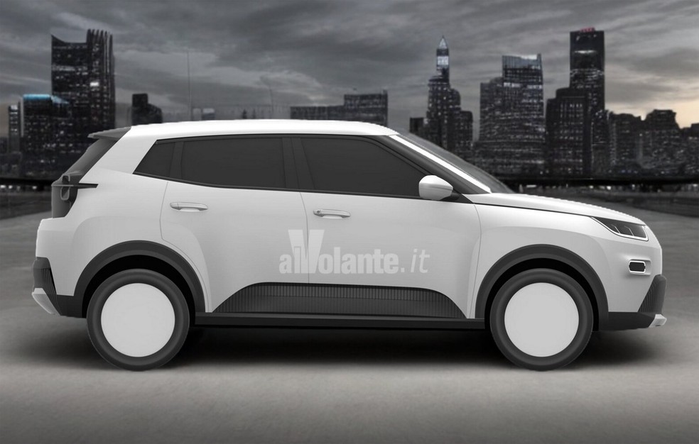 Nova geração do Panda deverá compartilhar peças com o Citroën C3 europeu — Foto: Reprodução/AlVolante.it