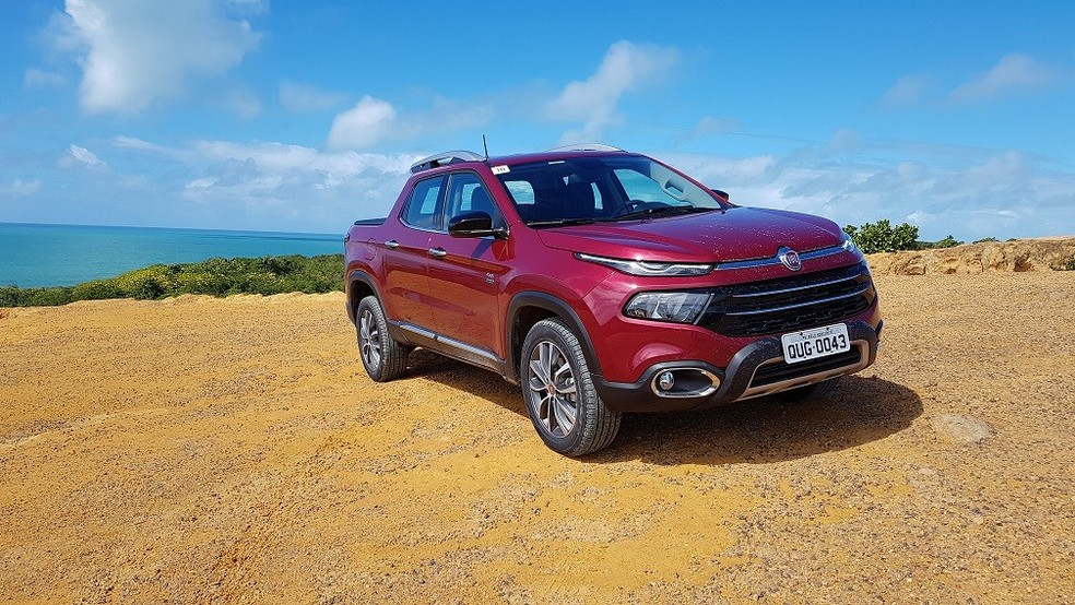 Fiat Toro 2020 recebeu aplique na parte inferior do para-choque (Foto: Ulisses Cavalcante/Auto News Brasil) — Foto: Auto Esporte