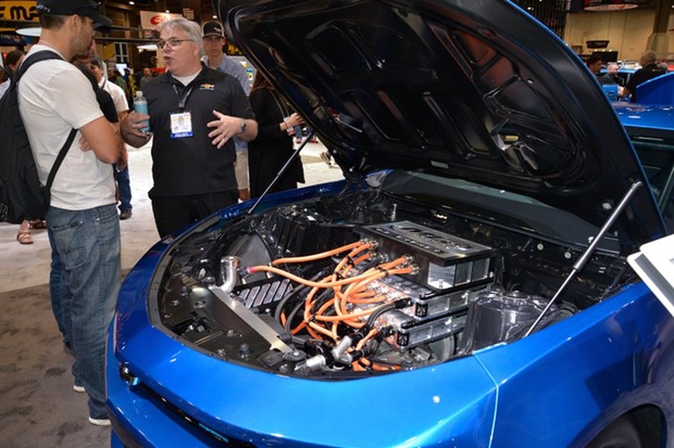 Chevrolet Camaro eCopo (Foto: Divulgação) — Foto: Auto Esporte
