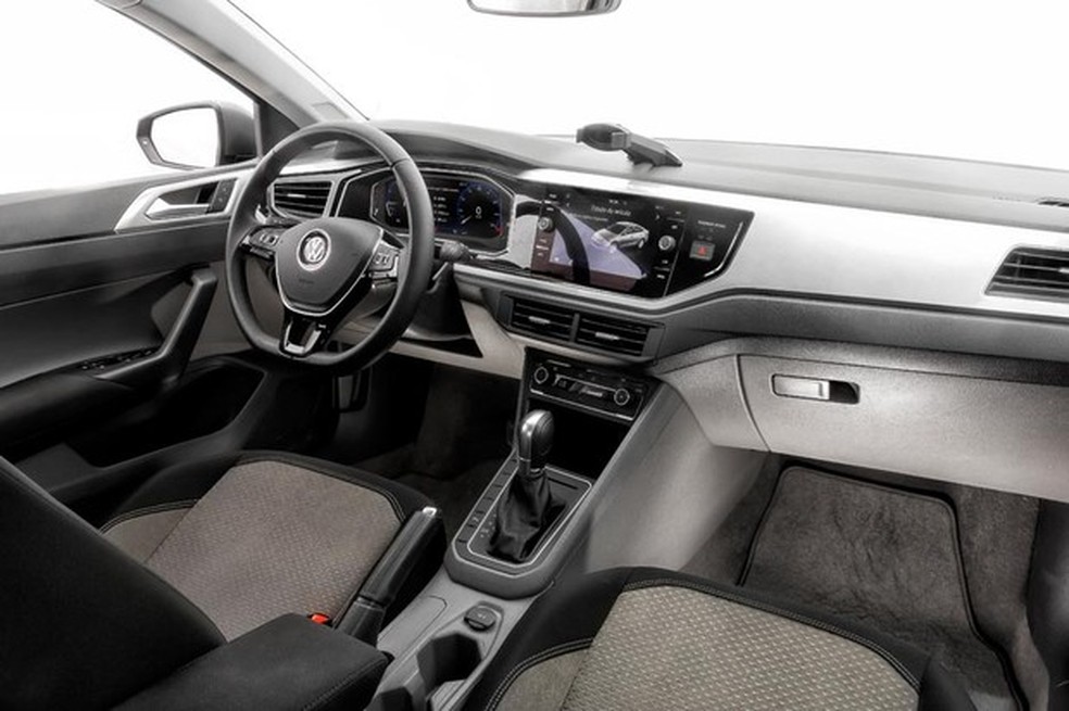 Painel do Virtus se destaca pelo quadro de instrumentos digital (Foto: Leo Sposito/Auto News Brasil) — Foto: Auto Esporte
