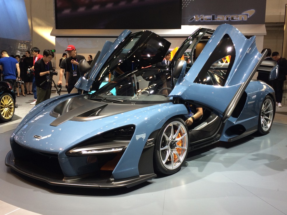 McLaren Senna tem duas unidades vendidas no Brasil — Foto: Peter Fussy/G1