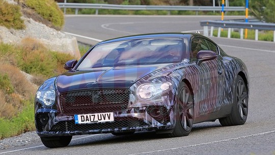 Novo Bentley Continental GT aparece quase pronto