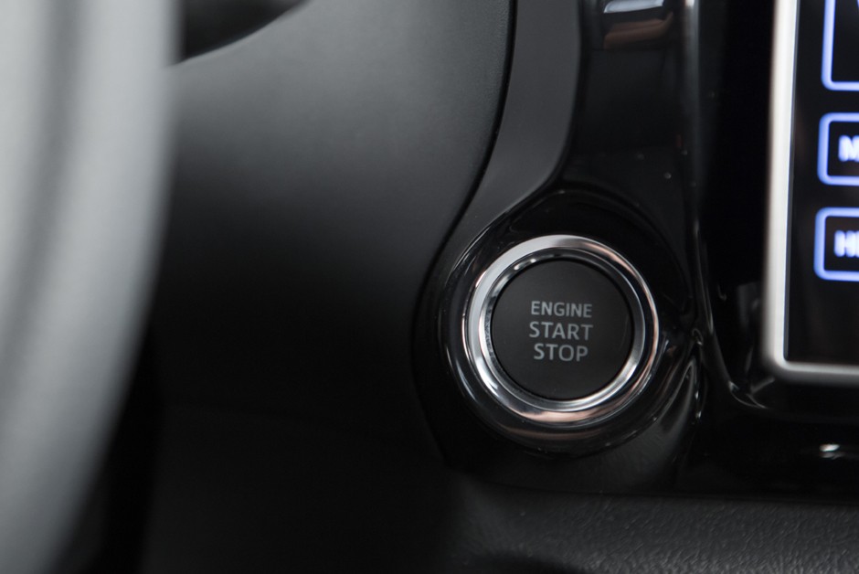 Botão de partida da Toyota Hilux 2016