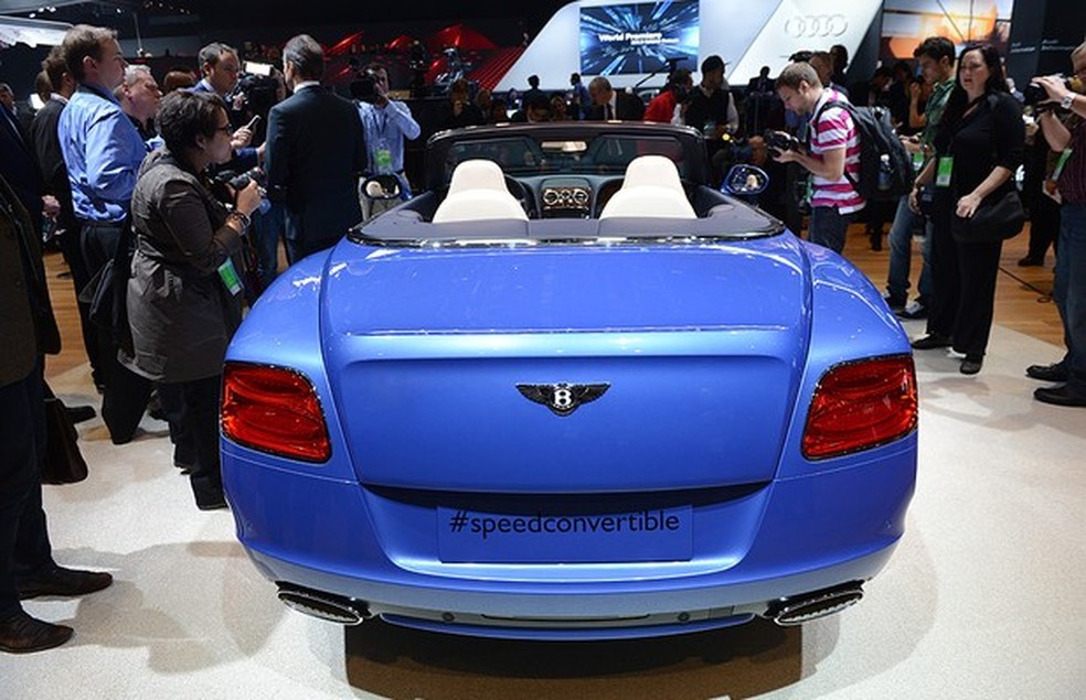 Bentley Continental GT Speed conversível (Foto: AFP) — Foto: Auto Esporte