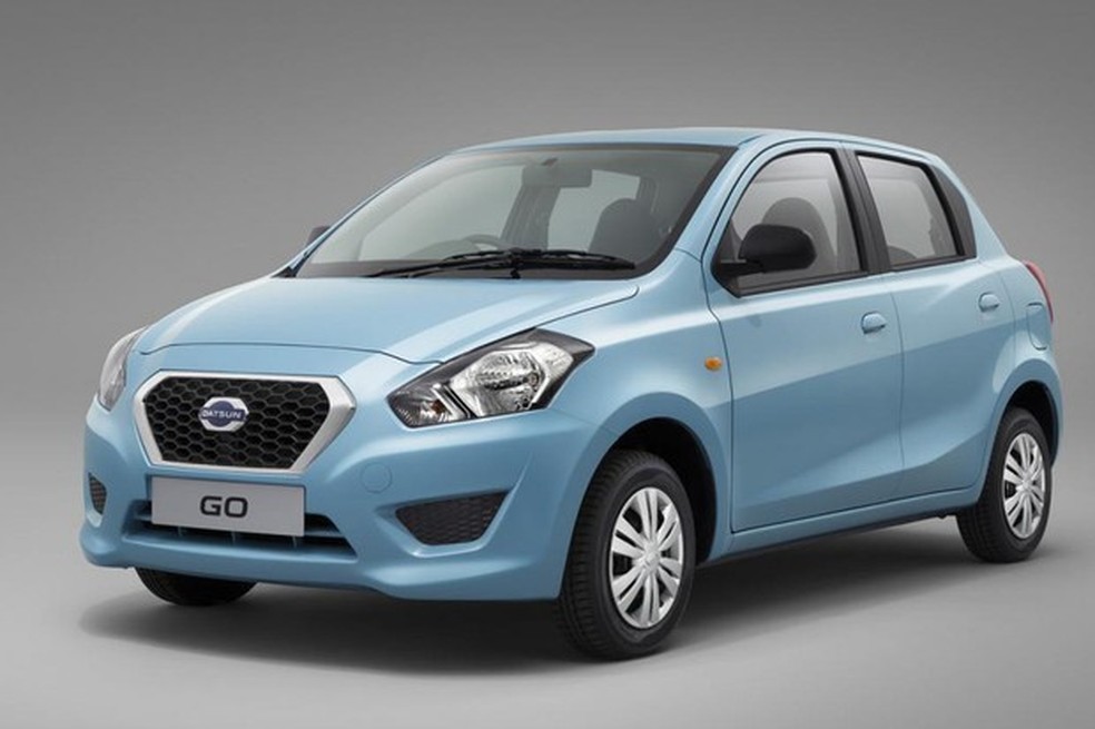 Nissan relança a tradicional marca Datsun com o modelo compacto GO (Foto: Divulgação) — Foto: Auto Esporte