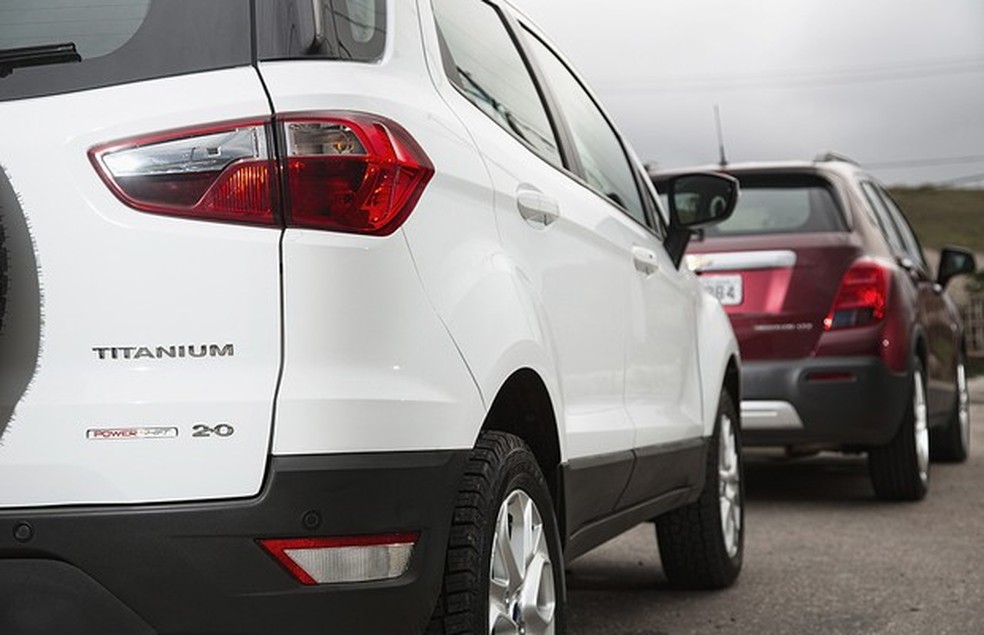 Ford EcoSport vs Chevrolet Tracker (Foto: Fabio Aro) — Foto: Auto Esporte