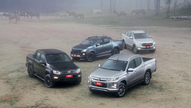 Comparativo de Picapes - Ford Ranger, Chevrolet S10, Mitsubishi L200, Volkswagen Amarok