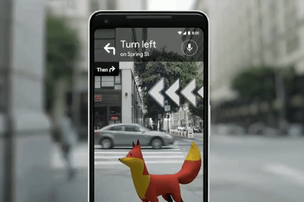 Mascote animado otimizará a experiência de realidade aumentada do Google Maps (Foto: Reprodução) — Foto: Auto Esporte