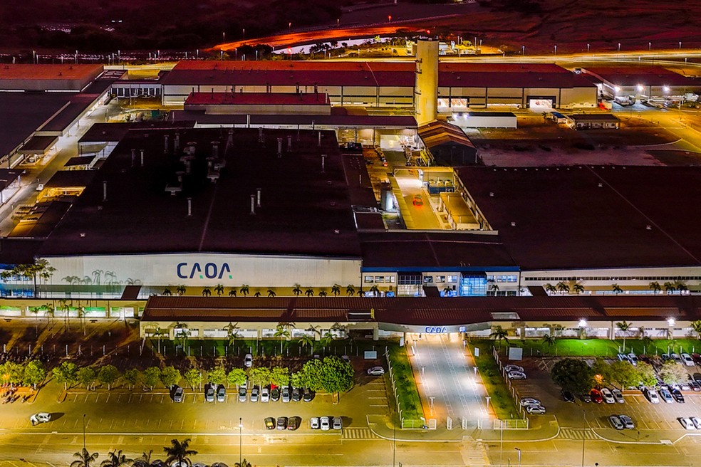 Fábrica da Caoa em Anápolis (GO) produz para as chinesas Chery e Changan — Foto: Divulgação