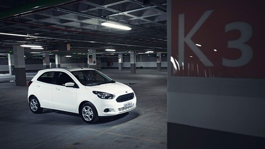 Novo Ford Ka com motor 1.5 em cinco pontos