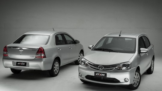 Toyota Etios: 5 principais versões usadas com preços a partir de R$ 30 mil