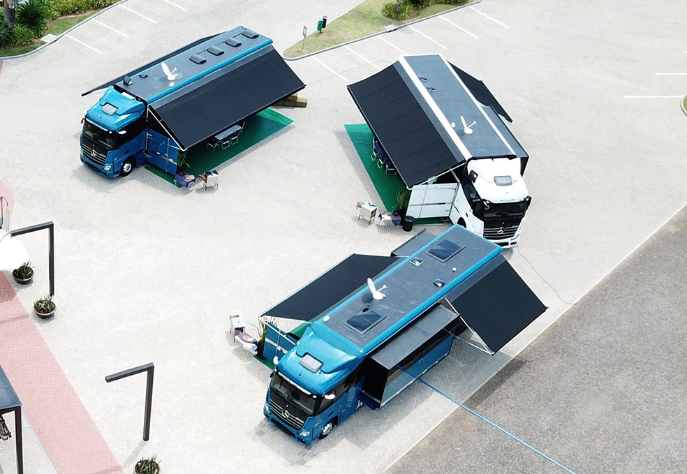 Motorhomes comprados pela Fagundes — Foto: Divulgação