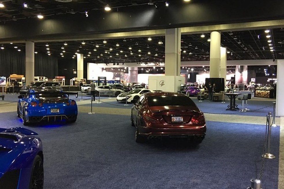 Salão de Detroit 2019: esvaziado mesmo antes do coronavírus (Foto: Marcus Vinícius Gasques/Auto News Brasil) — Foto: Auto Esporte