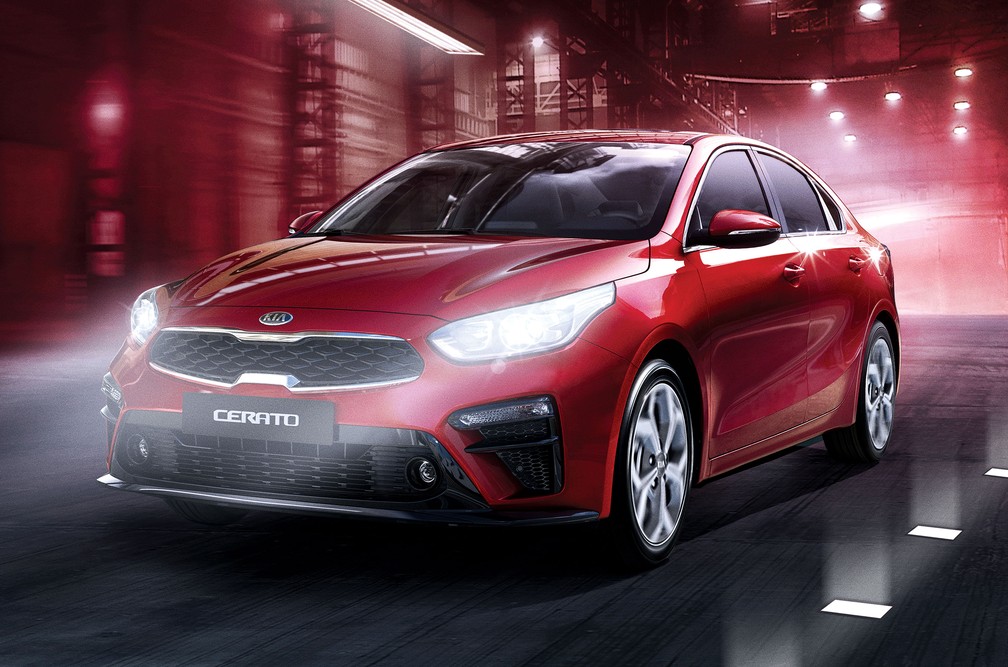 Kia Cerato 2020 ganha visual inspirado no esportivo Stinger GT — Foto: Divulgação/Kia