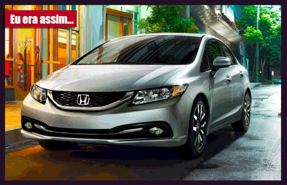 Honda Civic: Eu era assim... e fiquei assim (Foto: Auto News Brasil) — Foto: Auto Esporte