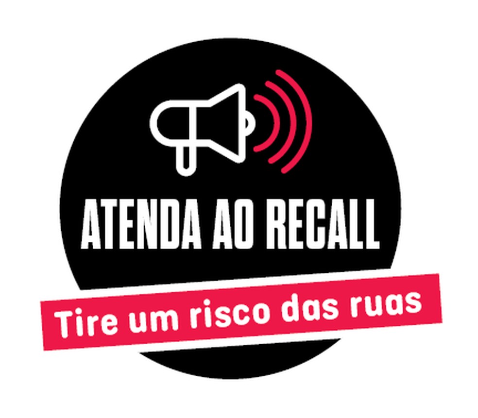 Selo - Atenda ao recall - Tire um risco das ruas (Foto: Auto News Brasil) — Foto: Auto Esporte