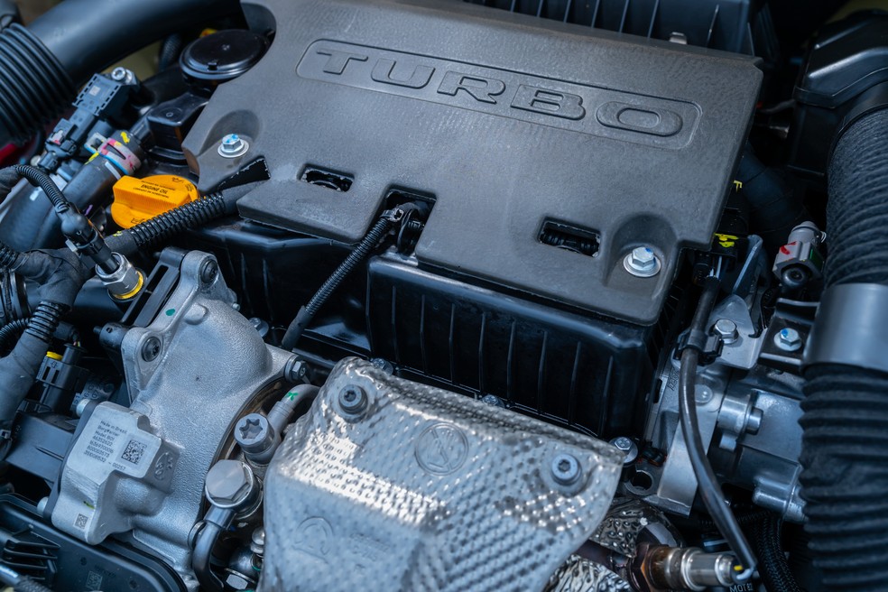 Motor 1.0 turbo da família GSE é um dos grandes destaques do Basalt — Foto: Divulgação