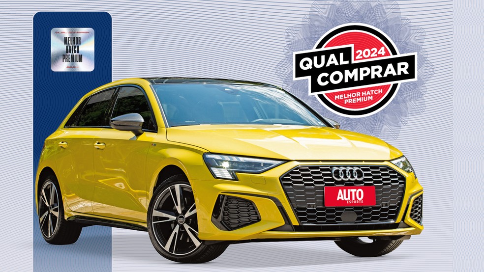 Audi A3 se destaca por conta de detalhes técnicos  — Foto: Auto News Brasil