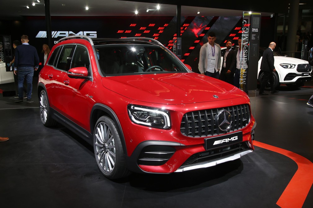 Mercedes-Benz GLB no Salão de Frankfurt  — Foto: Newspress