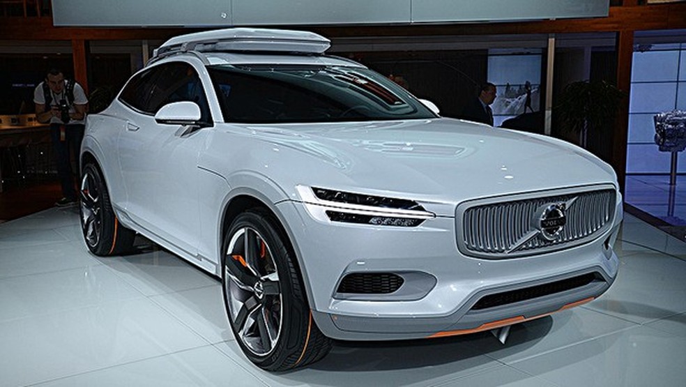Volvo Concept XC Coupé no Salão de Detroit 2014 (Foto: Newspress) — Foto: Auto Esporte
