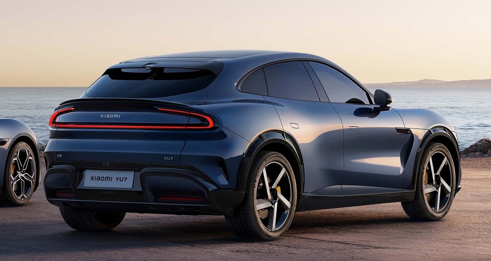 Xiaomi YU7 2025 será rival direto do Tesla Model Y, embora seja maior  — Foto: Divulgação