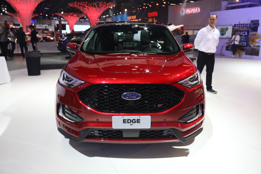 Ford Edge no Salão do Automóvel 2018 — Foto: Fabio Tito/G1